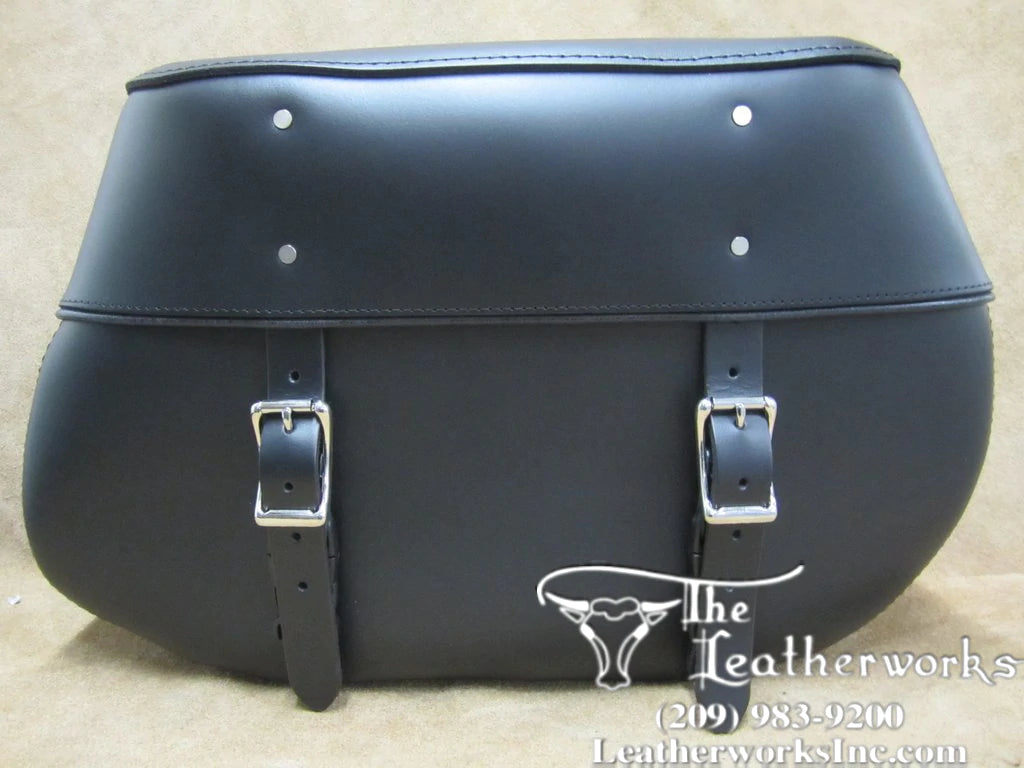 Standard Leather Motorcycle Saddlebags Made in the USA Leatherworks