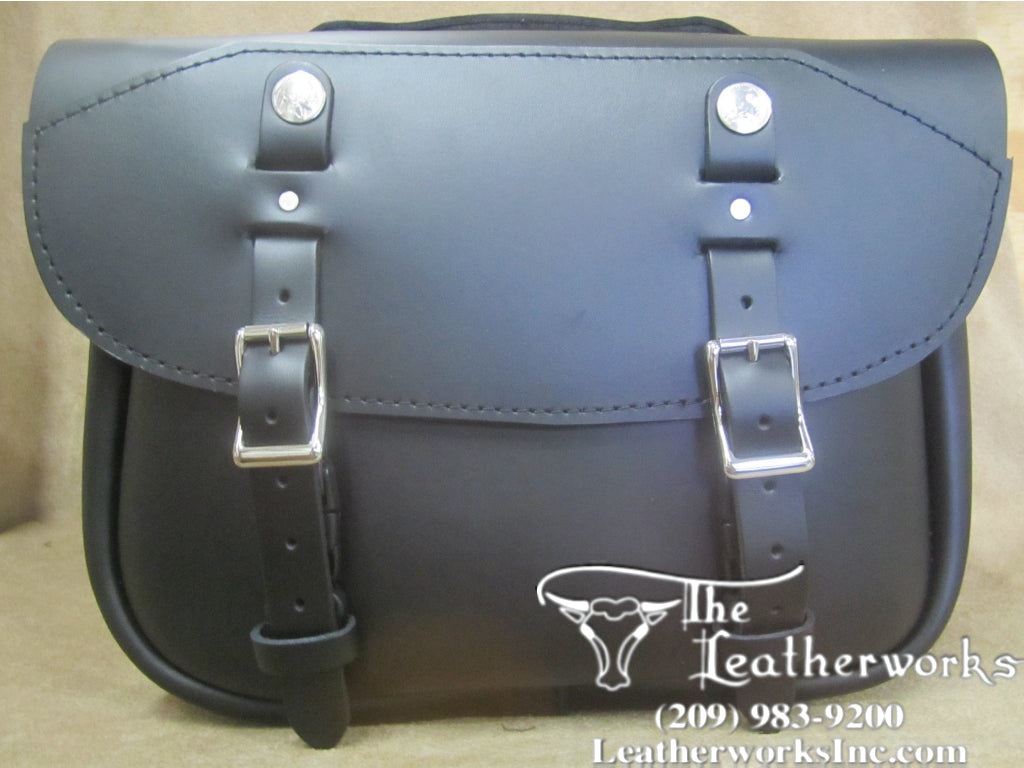 103X 2 Wider Longer Pony Express Leather Saddlebags