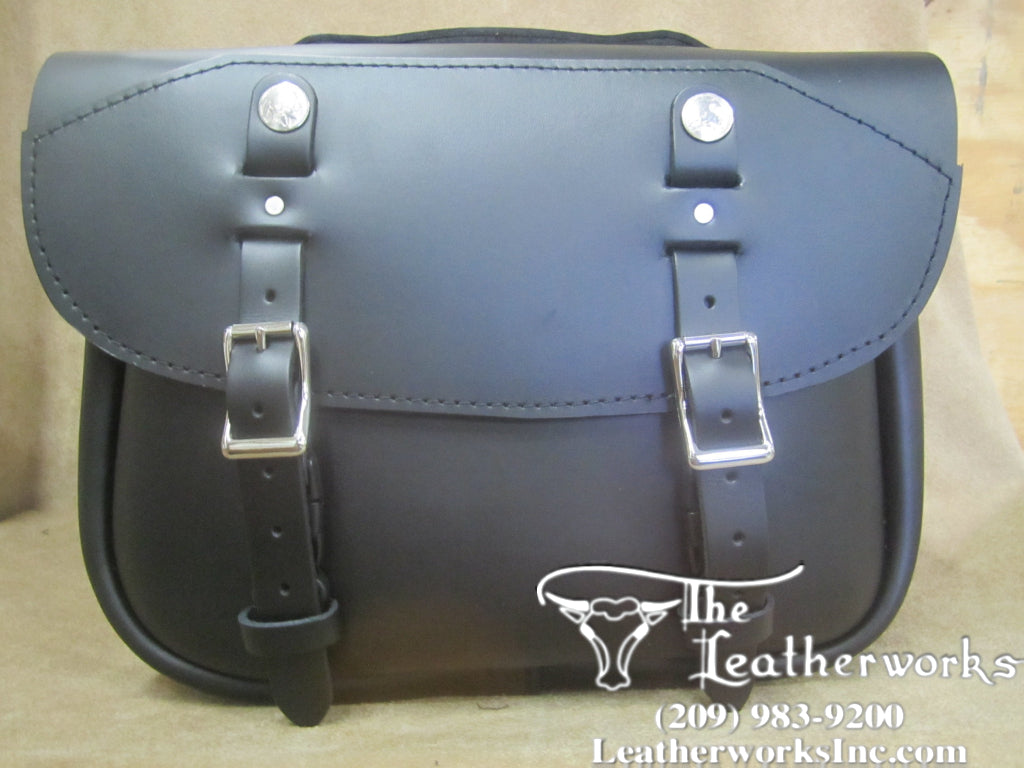 103+2 Longer Pony Express Leather Saddlebags for Harley-Davidson