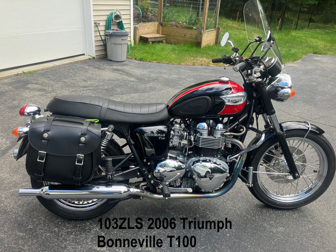 103X Pony Express Leather Saddlebags