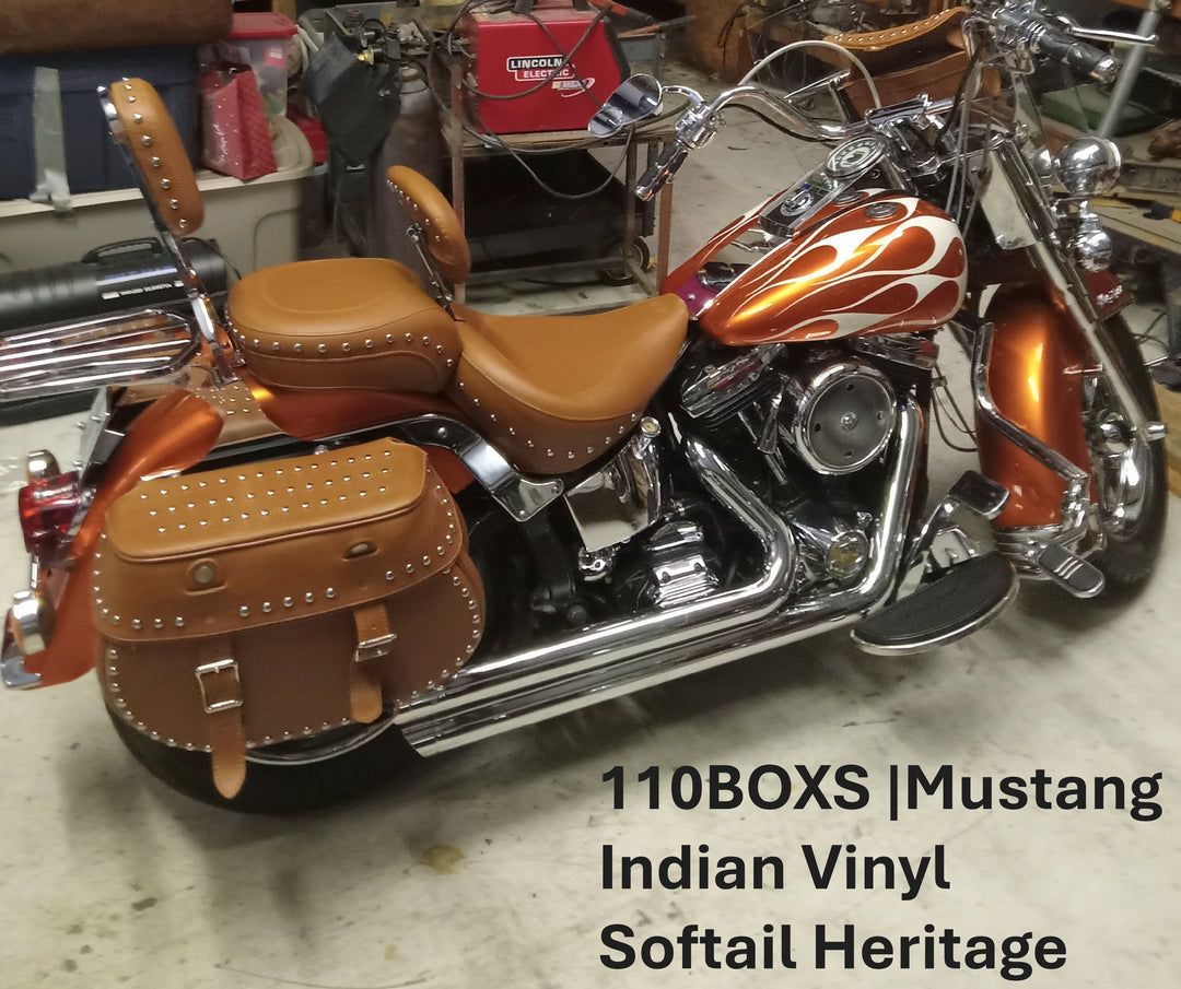 110X Extra Large Classic Leather Saddlebags
