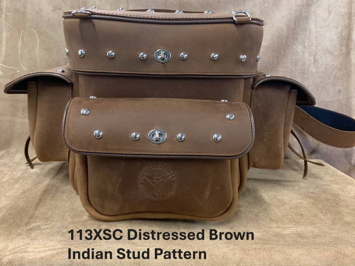 ハーレーバッグ 113X Extra Wide Luggage Leather Rack Bag | Trunk Bag