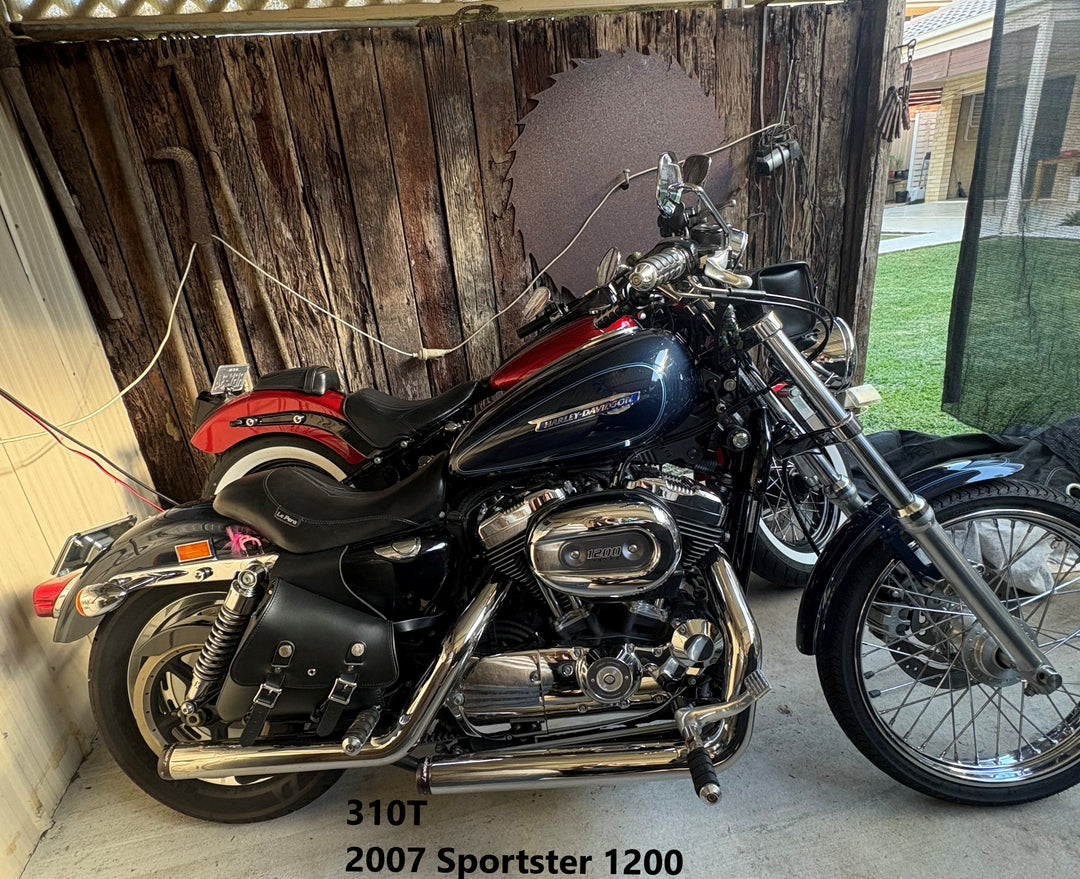 310T Small Sportster Leather Throw Over Bag