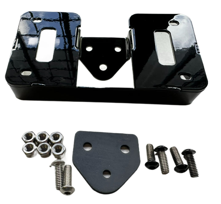 希少 レカラ BIKE II バイク2 36φ レザー シボレーホーンボタン付 FBTS07 Turn Signal Relocation for 2007-2017 Harley Davidson Fat Boy