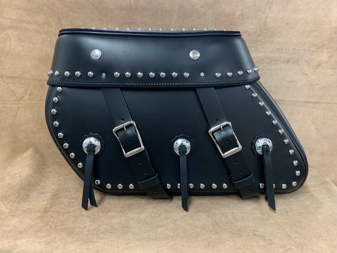 RRL leather carving saddle bag カービング Vintage Leather