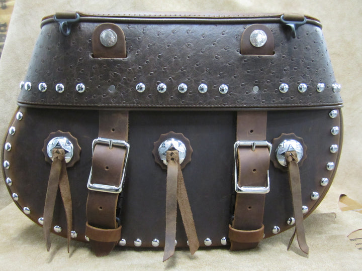 110X Extra Large Classic Leather Saddlebags