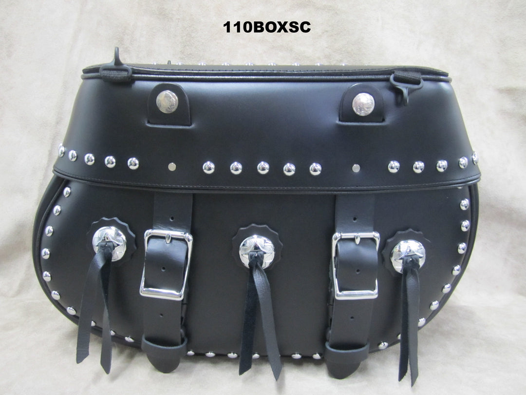 110X Extra Large Classic Leather Saddlebags