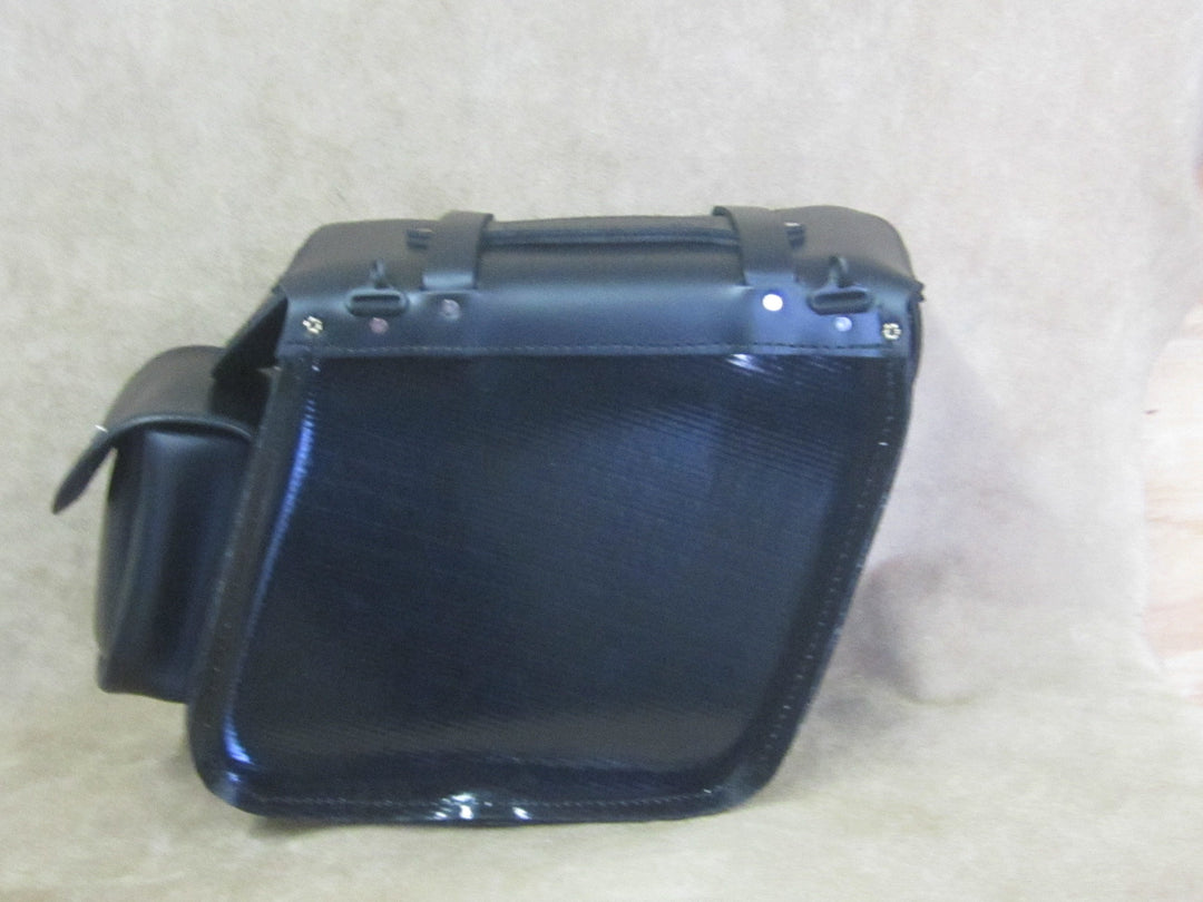 111P Slight Angle Deluxe Leather Saddlebags