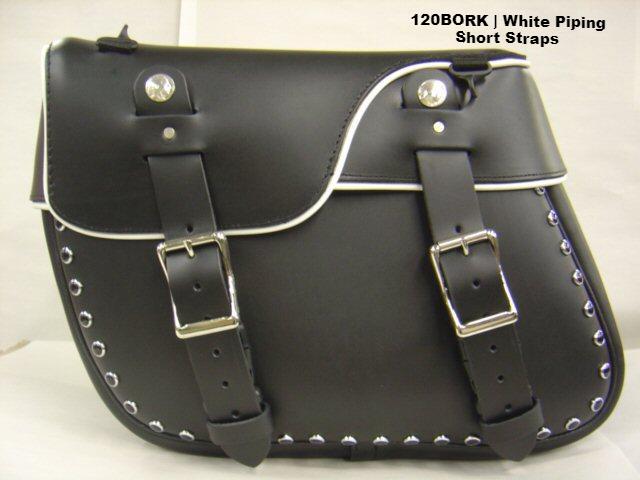 120 Special Slight Angle Leather Saddlebags