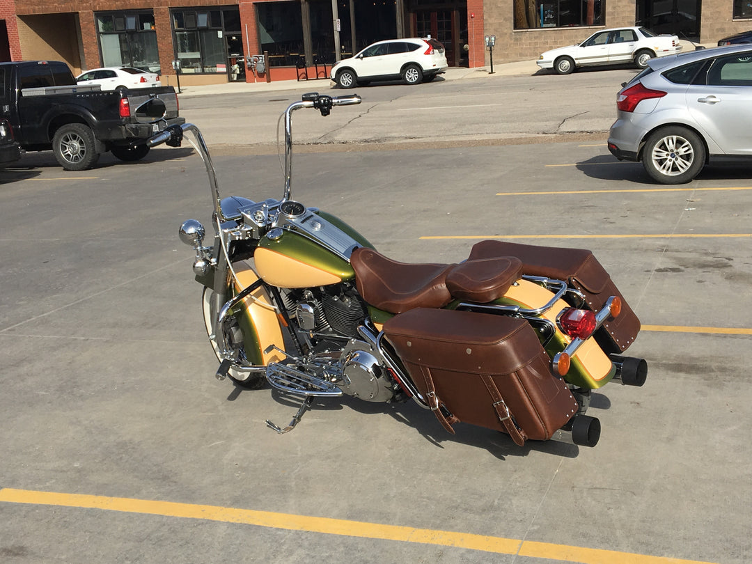 Road King Used Saddle Bags Road King Sacoche Rigide Harley Harley